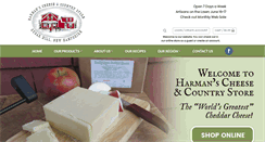 Desktop Screenshot of harmanscheese.com